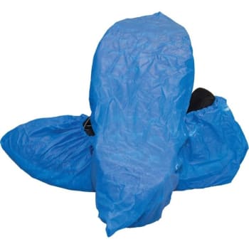 Image for The Safety Zone Blue Cast Polyethylene Shoe Cover Case Of 300 from HD Supply