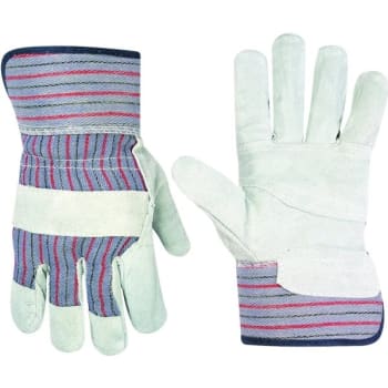 Image for Custom Leathercraft Large Economy Safety Cuff General Purpose Gloves from HD Supply