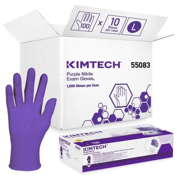 Image for Kimberly-Clark Nitrile Exam Disposable Gloves (Large) (100-Pack) from HD Supply