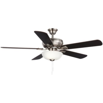 Image for Hampton Bay Rothley Ii 52 In. Led Brushed Nickel Ceiling Fan from HD Supply