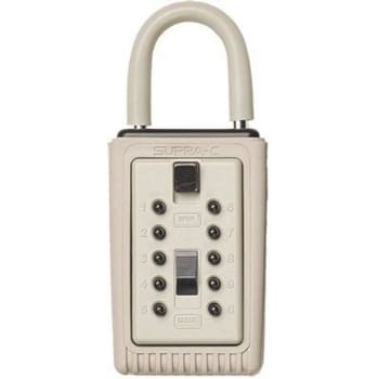 Image for Kidde Portable 3 Key Box With Pushbutton Combination Lock Gray from HD Supply