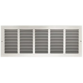 Image for Truaire 24 In. X 8 In. White Stamped Return Air Grille from HD Supply