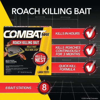 Image for Combat Roach Killing Bait For Large Roaches 12/8 Count from HD Supply