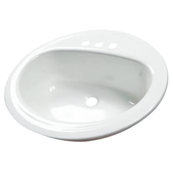 Image for Bootz White 19" Laurel Bathroom Sink Drop In Round Package Of 6 from HD Supply