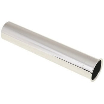 Image for Premier, 1-1/2 " X 8 " Brass Straight Tailpiece, Chrome-Plated, 17-Gauge from HD Supply