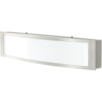 Home Decorators Collection 180-Watt Equivalent Brushed Nickel Integrated LED Vanity Light