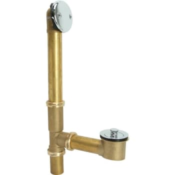 Image for 1.5 In. Brass Lift-And-Turn Waste Overflow from HD Supply