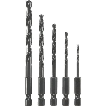 Image for Bosch Impact Black Oxide Drill Bit 5 Piece Set, Package of  1 from HD Supply