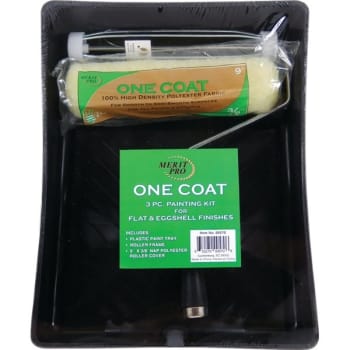 Image for Merit Pro 00570 3 Piece One Coat Kit w/ Plastic Tray, Package Of 12 Kits from HD Supply