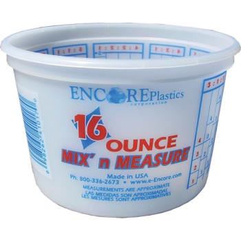 Image for Encore 41017 Pt Mix N Measure Plus Ratios Container, Package Of 100 from HD Supply