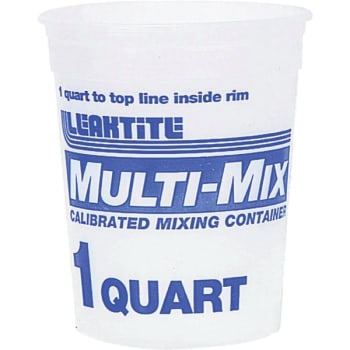Image for Leaktite 35023 2M3 1 Qt Multi Mix Container, Package Of 50 from HD Supply