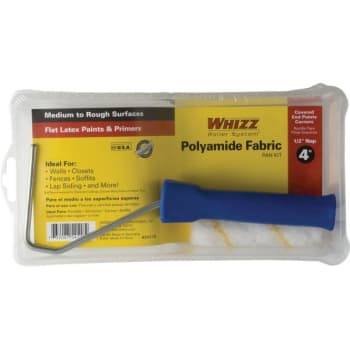 Image for Whizz 54118 4" Premium Gold Stripe 1/2" Nap Roller Pan Set, Package Of 10 from HD Supply