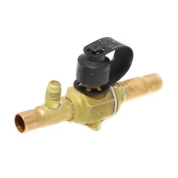 Image for Emerson 1/2" Odf Sweat Manual Shut Off Refrigeration Ball Valve Access Valve from HD Supply