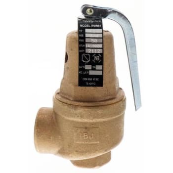 Image for Apollo 3/4" Female Npt Inlet X 1" Female Npt Outlet 50 Psi 1 418 000 Btu Relief from HD Supply