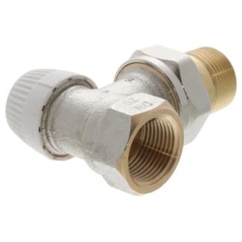 Image for Resideo 3/4" Npt Vertical Angle Radiator Valve from HD Supply