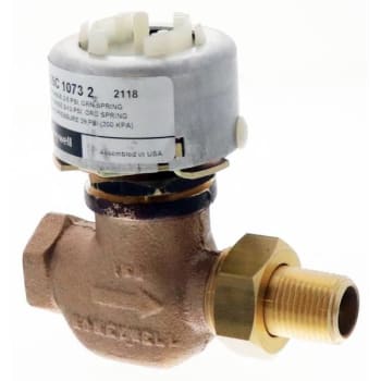 Image for Honeywell 1/2"npt Pneumatic Radiator Straight Male Union Connection 3cv 3-10psi from HD Supply