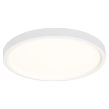 Image for Sea Gull Lighting Traverse Lotus 7 " Round White Integrated Led Flush Mount from HD Supply