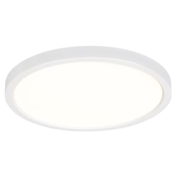 Image for Sea Gull Lighting Traverse Lotus 9 " Round White Integrated Led Flush Mount from HD Supply