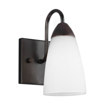 Image for Generation Lighting Seville 1-Light Bronze Sconce With Led Bulb from HD Supply