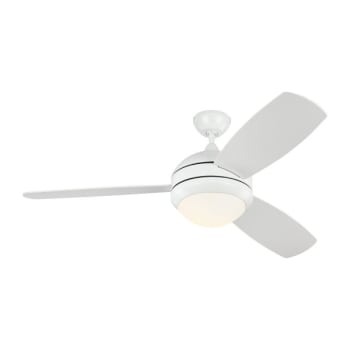 Image for Monte Carlo Discus Trio 52 " Int Led Indoor/outdoor White Ceiling Fan Remote from HD Supply