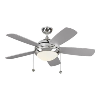 Image for Monte Carlo Discus Classic 44" Int Led Indoor Nickel Ceiling Fan 3000k Light Kit from HD Supply