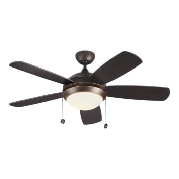 Image for Monte Carlo Discus Classic 44" Intled Indoor Bronze Ceiling Fan 3000k Light Kit from HD Supply