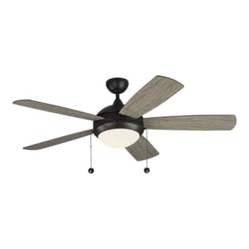 Monte Carlo Discus Classic 52" Int Led Indoor Pewter Ceiling Fan 3000k Light Kit