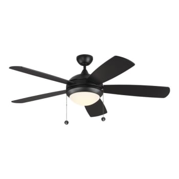 Image for Monte Carlo Discus Classic 52" Int Led Indoor Black Ceiling Fan 3000k Light Kit from HD Supply