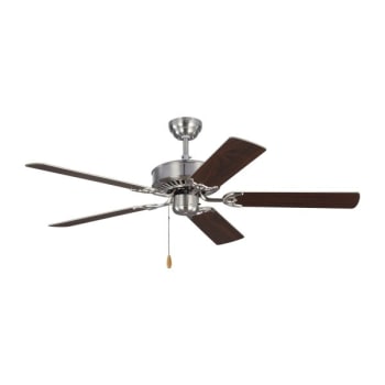 Image for Generation Lighting Haven 52 " Indoor Brushed Steel Ceiling Fan Dual Finished Blades from HD Supply