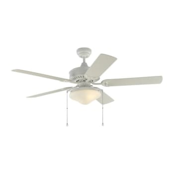 Monte Carlo Haven 52 " Indoor/outdoor Matte White Led Ceiling Fan Light Kit