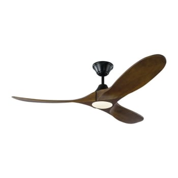 Image for Generation Lighting Maverick Ii 52" Int Led Outdoor Black Ceiling Fan Dark Blades Remote from HD Supply