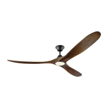 Image for Generation Lighting Maverick Max Led 70" Outdoor Black Ceiling Fan Dark Blades Remote from HD Supply