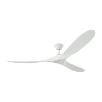 Image for Generation Lighting Maverick Max 70" Outdoor White Ceiling Fan Dc Motor 6-Speed Remote from HD Supply
