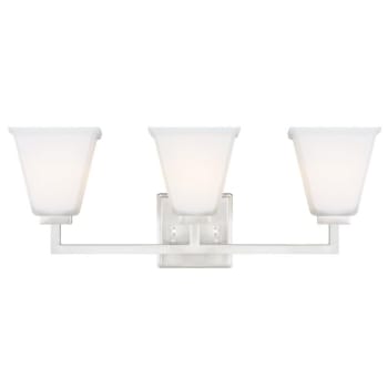 Image for Sea Gull Lighting Ellis Harper 23.625 " W 3-Light Brushed Nickel Vanity Light from HD Supply