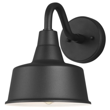 Image for Generation Lighting Barn Light 1-Light Black Outdoor Wall Small Lantern Sconce from HD Supply