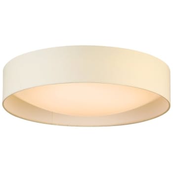Image for Eglo Orme 20" 1-Light White Led Flush Mount from HD Supply