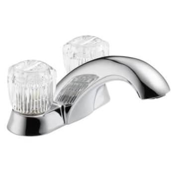 Delta Classic 4" Centerset 2-Handle Bathroom Faucet Chrome