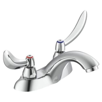 Image for Delta Commercial 4" Centerset 2-Handle Lever Bathroom Faucet Polished Chrome from HD Supply