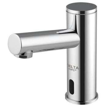 Image for Delta Battery-Powered Touchless 1 Hole Bathroom Faucet Chrome from HD Supply