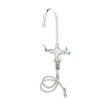 Image for T&s Two Handle Standard Kitchen Faucet Chrome from HD Supply