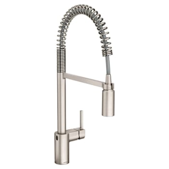 Moen Align Stainless Steel Single Handle Spring Pull Down High-Arc 1.5 GPM Touchless Kitchen Faucet