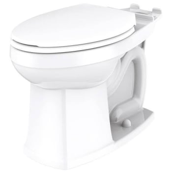 Gerber Avalanche® 1.28/1.6 Gpf Single Flush Ada Elongated Toilet Bowl In White