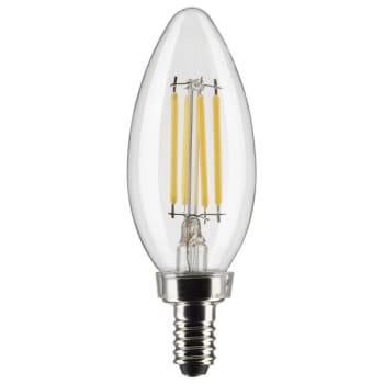 Image for Satco 4w B11 Led Bulb Clear Candelabra Base 90 Cri 5000k 120v Package Of 6 from HD Supply