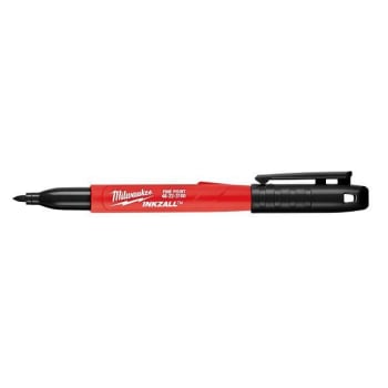 Image for Milwaukee Inkzall Black Fine Point Jobsite Permanent Marker Case Of 36 from HD Supply