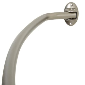Image for Seasons® Adjustable Curved Shower Rod, Satin Nickel from HD Supply