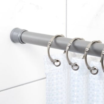 Image for Zenna Home 72" Brushed Nickel Adjustable Tension Shower And Utility Rod from HD Supply