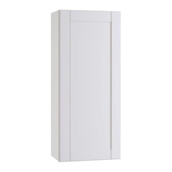 Image for Express Shaker 18 In W X 12 In D X 42 In H Assembled Plywood Wall Kitchen Cabinet In Vesper White With Shelves Left from HD Supply