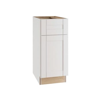 Image for Express Shaker 18 In W X 24 In D X 34.5 In H Assembled Plywood Base Kitchen Cabinet In Vesper White With Drawer Left from HD Supply