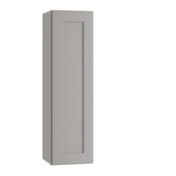 Image for Express Shaker 12 In W X 12 In D X 36 In H Assembled Plywood Wall Kitchen Cabinet In Veiled Gray With Shelves Left from HD Supply