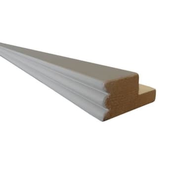 Express Shaker 96 In. W X 0.75 In. D X 2.25 In. H Kitchen Cabinet Light Rail Molding In Veiled Gray